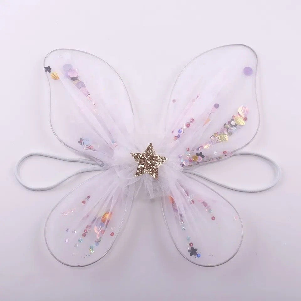 Sparkly butterfly wings